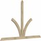 Ekena Millwork Richland Rough Sawn Timber Gable Bracket, Douglas Fir, 96"W x 64"H x 2"D x 4"F, 16/12 Pitch GBW096X64X0204RIC00RDF - alternate 4